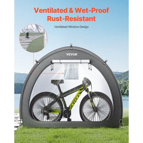 Tente de stockage - Storage Tent L - Garage à vélos - hauteur 1,7m - imperméable SKANDIKA