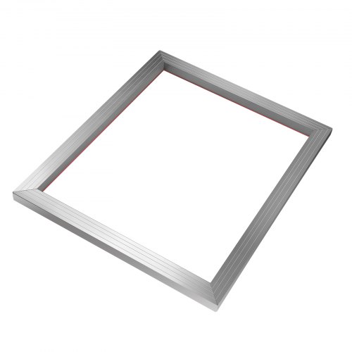 Cadre en aluminium pour sérigraphie avec tissu blanc en maille 110 (taille S Cadre en aluminium pour sérigraphie avec tissu blanc en maille 110 (taille S