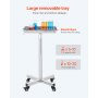 VEVOR Chariot de Laboratoire Table de Mayo en Inox avec Plateau Amovible Hôpital