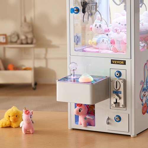 Skirfy Machine de préhension pour enfants - Jouet ours pour filles à partir de 6 ans - Mini machine de vente pour jeux de arcade pour enfants avec gomme, peluche, distributeur de Skirfy Machine de préhension pour enfants - Jouet ours pour filles à partir de 6 ans - Mini machine de vente pour jeux de arcade pour enfants avec gomme, peluche, distributeur de