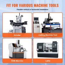 VEVOR Kit d'affichage numérique DRO 3 axes échelle linéaire 400, 450, 950 mm