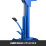 Compresseur De Ressort D'amortisseur Hydraulique 1 Tonne Taille Réglable Bleu