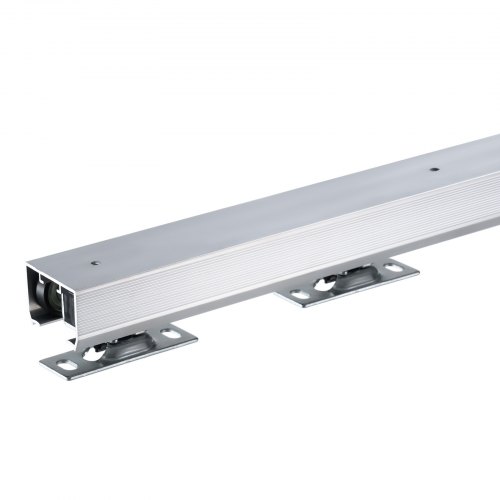 MaxxGeek Kit de quincaillerie et rail pour porte coulissante de 1,52 m / 152,4 cm, mécanisme de fermeture douce, facile à installer, convient pour une porte de largeur maximale de 76,2 cm MaxxGeek Kit de quincaillerie et rail pour porte coulissante de 1,52 m / 152,4 cm, mécanisme de fermeture douce, facile à installer, convient pour une porte de largeur maximale de 76,2 cm
