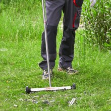 VEVOR Balayeuse Magnétique avec Roues 44,5 cm Capacité 4,5 kg Poignée Réglable