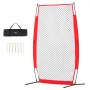 Filet de lancement de baseball VEVOR I Screen pour écran de softball de cage de frappeur 7x4ft