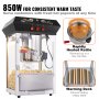 VEVOR Machine à Pop Corn Électrique de Comptoir 850 W 227 g 48 Tasses Noir