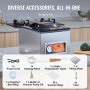 VEVOR Machine à emballer sous vide à chambre 260 W machine d'emballage sous vide taille compacte 260 mm dans la cuisine domestique et pour un usage commercial pour aliments humides, viandes, marinades