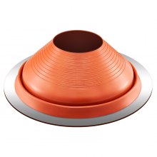 VEVOR Solin de Toit Étanchéité Toiture de Tuyaux 254-483 mm Silicone Base Métal