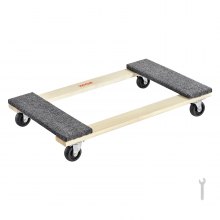 VEVOR – chariot de meubles, roulette mobile, capacité de 1000 lb, 4 roues roulantes en bois