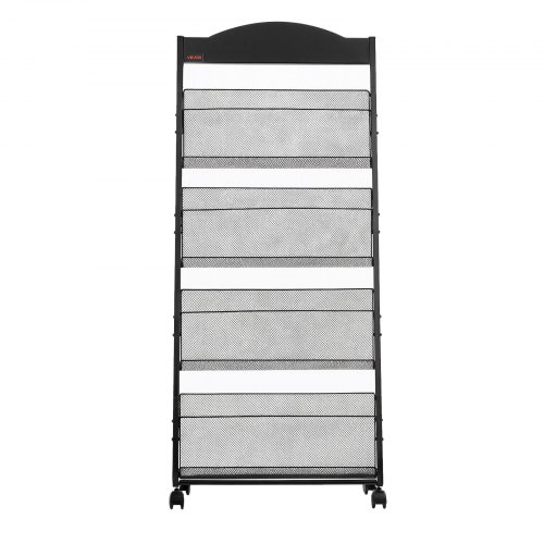 Présentoir à brochures VEVOR 5 niveaux, porte-brochures sur pied avec roulettes, porte-revue pliable pour journaux, pour expositions, bureaux, hôtels | Leroy Merlin
