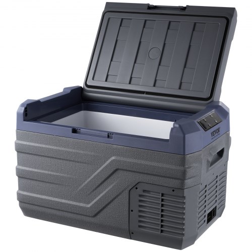VEVOR Réigérateur Portable à Compression 25 L, Mini igo de Voiture Double Zone, -20 °C à 20 °C Température Réglable, Glacière 12/24 V CC et 100-240 V CA, pour Camion Bateau Maison Camping