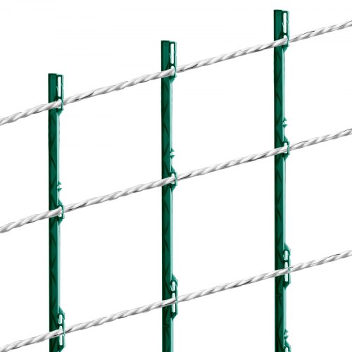 Clôture Pour Chien Horizont EasyLine 25m X 110cm - Mobile Sans Électricité - Verte Avec Piquets PVC