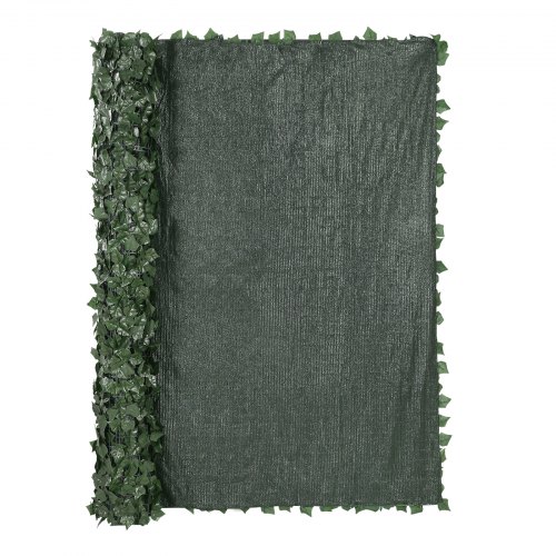 VEVOR Clôture de Confidentialité en Lierre, Écran Mural Vert Artificiel de 2.4x1.8m, Clôture de Lierre de Verdure avec Joint Renforcé, Fausses Haies, Décoration de Feuilles de Vigne pour Cour, Balcon