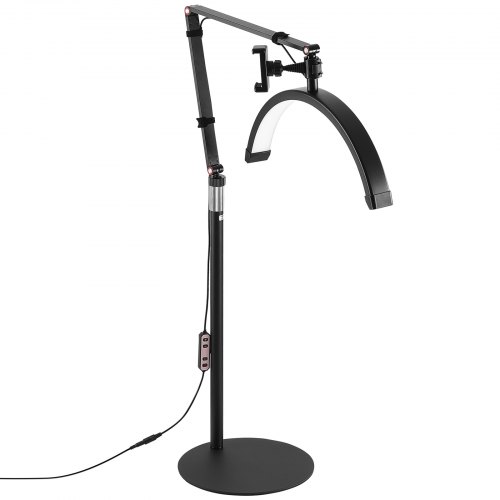 Lampe demi-lune LED pour extensions de cils 36W, sur pied avec tête Lampe demi-lune LED pour extensions de cils 36W, sur pied avec tête