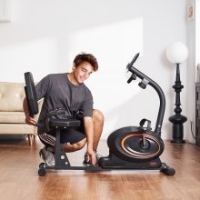 VEVOR Vélo d’Appartement Semi-Allongé à Résistance Magnétique Exercice Fitness