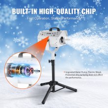 VEVOR Machine à Neige Télécommandée avec Support Réglable en Hauteur 1200 W