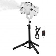 VEVOR Machine à Neige Télécommandée avec Support Réglable en Hauteur 1200 W