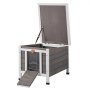 VEVOR Maison Cabane pour Chat d'Extérieur en Bois Abri avec Toit Porte en PVC