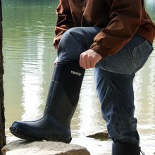 VEVOR Bottes de pluie antidérapantes en caoutchouc pour hommes taille 11 US