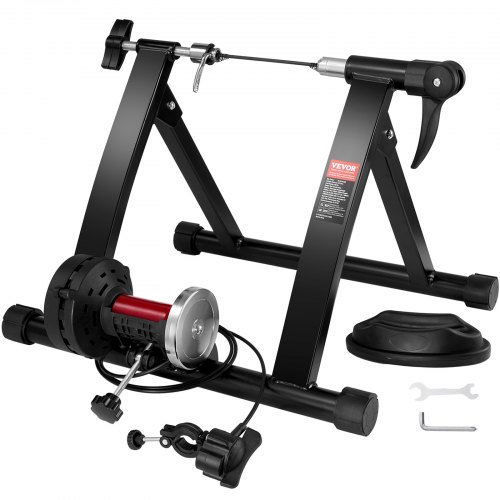 Rouleau Vélo Turbo FFitness – Résistance Magnétique, Pliable, Compatible 24-29 Pouces Et 700c