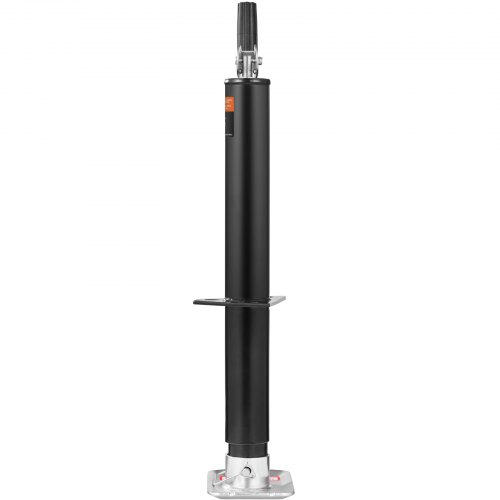 Cric de remorque , cric de timon de remorque à fixation fixe boulonnée, capacité de charge de 2500 lb, support de cric de remorque avec poignée pour soulever une remorque de camping-car