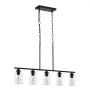 VEVOR Lampes suspension 5 lumières pour îlot de cuisine salle à manger E27 60 W