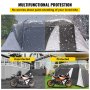 VEVOR Abri Moto 480x245x185 cm Housse pour Moto Couverture Moto Tente de Camping pour Moto Tente Moto et Motard 4 Personnes