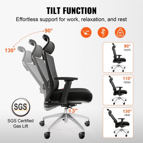 Fauteuil de Bureau de Luxe - Siège Confortable pour Ordinateur et Sieste - Chaise Inclinable pour Affaires - Grigio Fauteuil de Bureau de Luxe - Siège Confortable pour Ordinateur et Sieste - Chaise Inclinable pour Affaires - Grigio