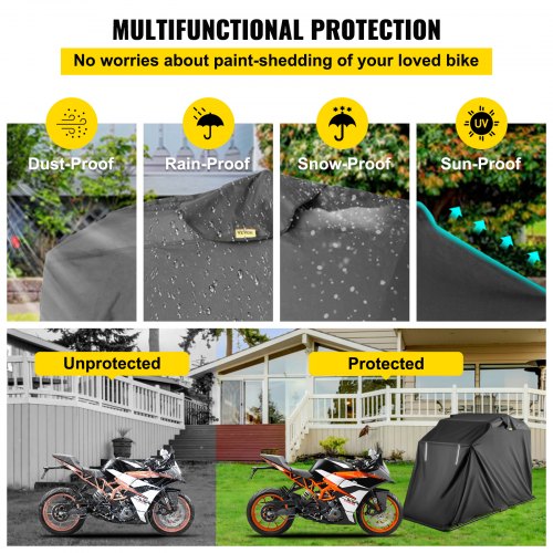 Housse De Protection étanche Pour Moto, Scooter, Vélo - Anti-poussière - Neuf