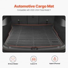 VEVOR Tapis de Coffre Toutes Saisons en TPE pour Tesla Model Y 2020-2024 SUV