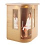 VEVOR Sauna infrarouge lointain en bois pruche pour 2 personnes domicile 2000 W