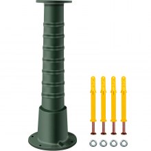 VEVOR Support Pompe à Eau à Main Fonte Puits Jardin Extérieur 22,86x22,86x66 cm