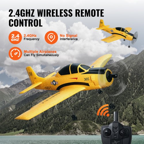 VEVOR Avion RC 2,4 GHz – 2 Canaux – Gyroscope 6 Axes – Design Aigle Biomimétique – EPP Léger – Débutants