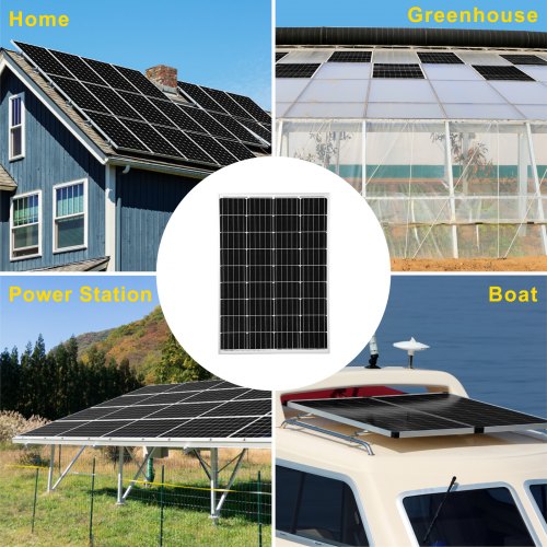 Panneau Solaire Flexible Dokio 100W 18V – Monocristallin, étanche, Pour Camping-car, Bateau