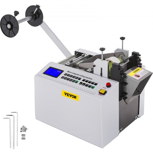 VEVOR Machine de découpe de tube Machine de Découpe Froide pour Ruban Machine à Couper pour l'industrie électronique/l'industrie du vêtement et du