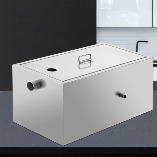 Séparateur De Graisse WUPYI2018 Inox - 35x25x23 Cm - Pour Restaurant, Cuisine Professionnelle