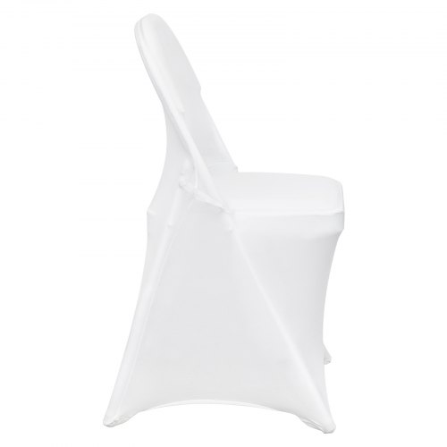 Housses Extensibles Pour Chaises Pliantes VEVOR - Lot De 30 Pièces - Couleur Blanc Ivoire - Élasthanne