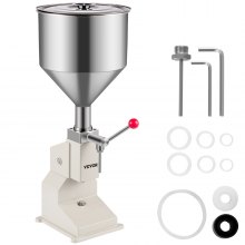 Machine de remplissage manuelle VEVOR Machine de remplissage liquide manuelle 5-110 ml réglable