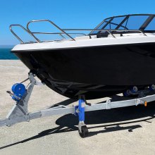 VEVOR Cric de Remorque pour Bateau Pivotant Robuste Charge 725 kg avec Roues