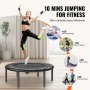 VEVOR Mini trampoline pliable fitness rebounder 934 mm pour adultes entraînement