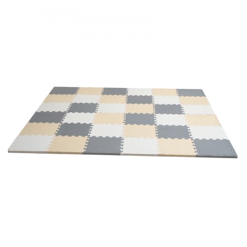 Tapis de sol en mousse EVA noir YIS - 16 dalles antidérapantes puzzle emboîtables 30x30cm avec bordures - Sport Tapis de sol en mousse EVA noir YIS - 16 dalles antidérapantes puzzle emboîtables 30x30cm avec bordures - Sport