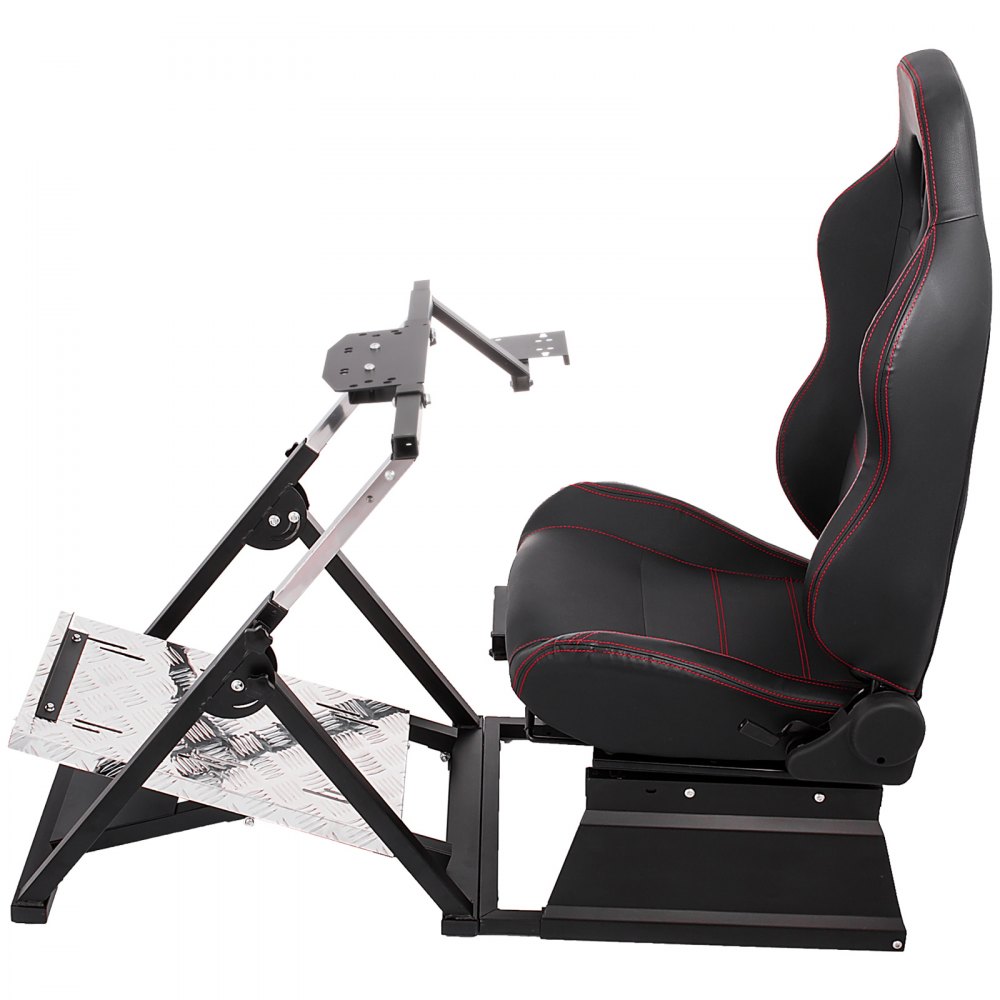 VEVOR – Simulateur de Cockpit, Support de Volant, Siège de Course, Chaise  de Jeu pour Logitech G29 