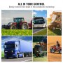 VEVOR Professional Combi Brise-perles Kit tracteur camion pneu hydraulique brise-billes Changer avec 79 "Tuyau d'air hydraulique 10000 PSI Pompe à pied Portable