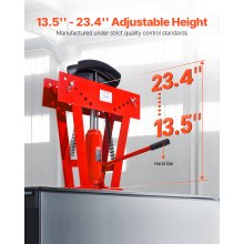 VEVOR Cintreuse de Tubes Hydraulique 13-76 mm 16 t Outil de Cintrage 8 Matrices