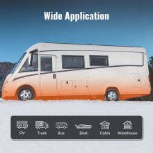 VEVOR Chauffage Diesel 12 V 2 kW Chauffage Camping Car Réchauffeur de Stationnement Consommation 0,12-0,26 L/h Réchauffeur d'air Diesel 8-36 °C