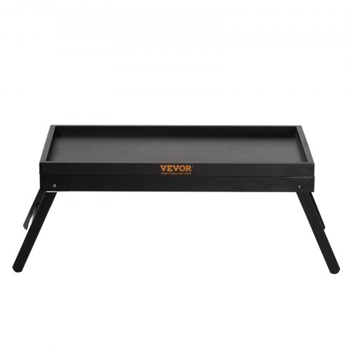 VEVOR Plateau de Lit pour Petit-Déjeuner Table de Lit Pieds Repliables 50x30 cm