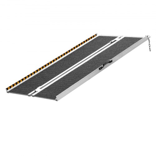 Rampe Pour Fauteuil Roulant, Capacité 363 Kg, Rampe De Seuil Pliante Portative En Aluminium Antiderapant 121 92 Cm Pour Scooter Personnes Handicapes Marches Maison Escaliers Portes Bordure P 010206525274
