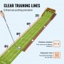 VEVOR Tapis de putting de golf vert pour l'entraînement d'intérieur avec 5 trous