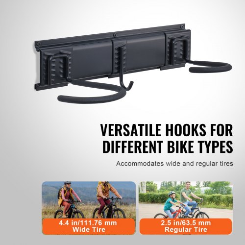 VEVOR Support de rangement pour vélo, 2159 mm, 6 | FindTheDeal