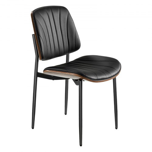 VEVOR Ensemble 6 Chaises De Salle à Manger En Cuir Blanc - Design Moderne, Confortables Et Stables - 5